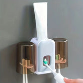 Toothbrush Holder Stand With Rinse Cup